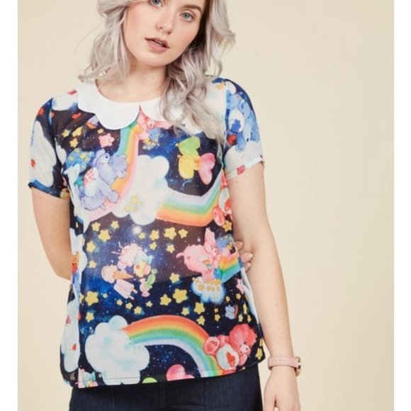 Modcloth Tops - 🚨SOLD🚨 Modcloth Care Bear Shirt by Iron Fist S